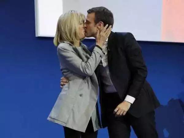 Meet 39-Year-Old Winner Of French Presidential Election & His 65-Year-Old Wife (Photos)
